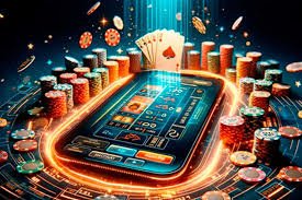 Pemandangan seru permainan Slot Online di pangerantoto3 dengan tema neon merah